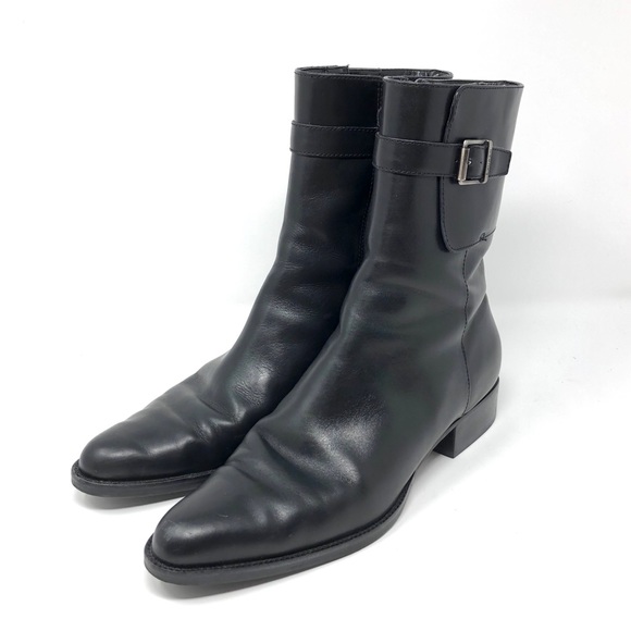 ralph lauren black booties